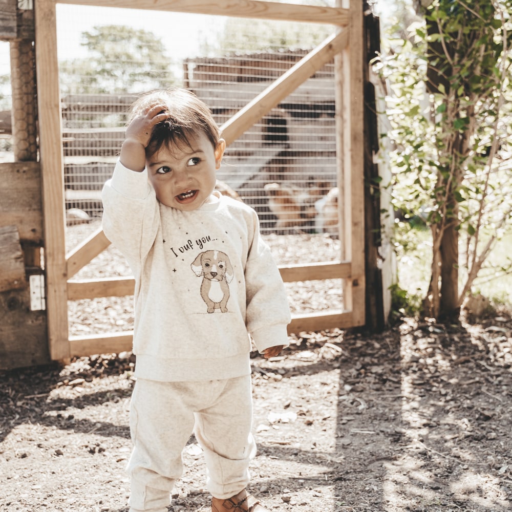 That's Mine Sofia bukser - Creme melange - 100% Organic cotton Buy Tøj||Bukser||Bukser & shorts||Alle||Forår & sommer '24||Liveshopping d. 11/6||Udsalg - tøj||Liveshopping bundle||alt minus sløjfe||5 for 399||5 for 399 - kæmpe bundle!||mette-sale here.