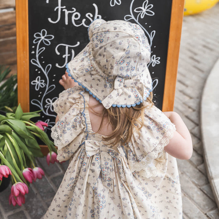 That's Mine Hilda hat - Sprinkles hearts yellow - 85% Cotton / 15% Linen Buy Tøj||Hatte||Accessories||Udsalg||Alle||Udsalg - tøj||Forår og sommer 2025||alt minus sløjfe||Sprinkles heart||New in for the girls||Udsalg - Forår & sommer '25||Summer Bundle||mette-sale here.