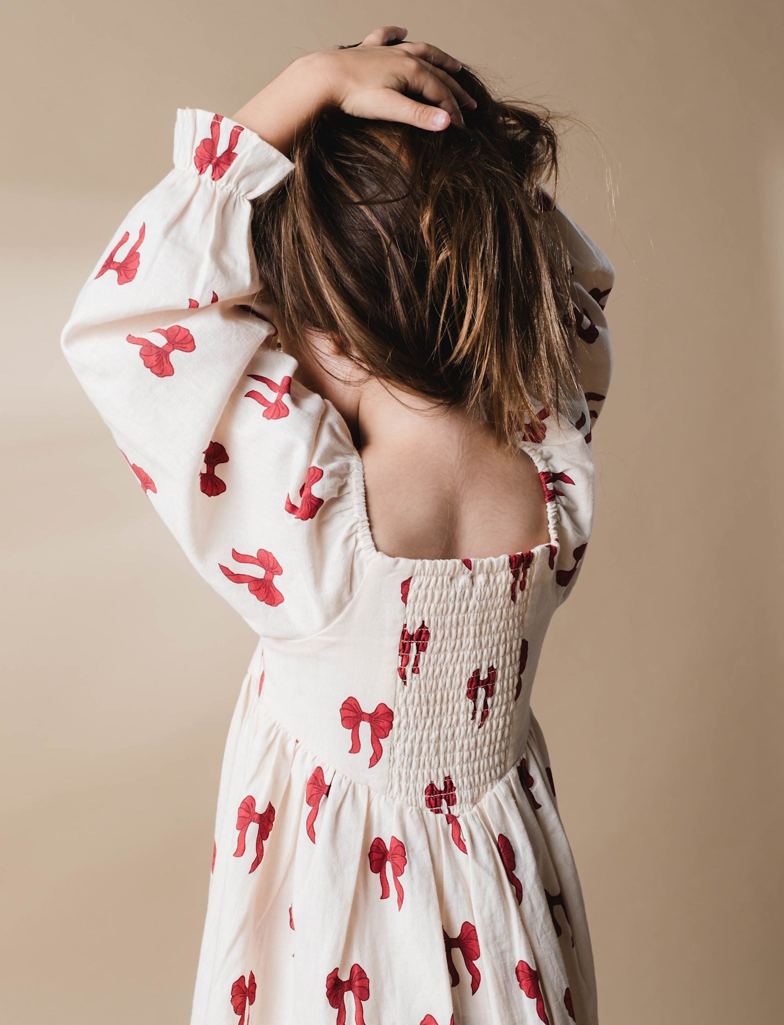 That's Mine Sarah kjole - Rouge boucle - 85% Bomuld, 15% Hør Buy Kjoler||Kjoler & nederdele||personale||AW26||All here.