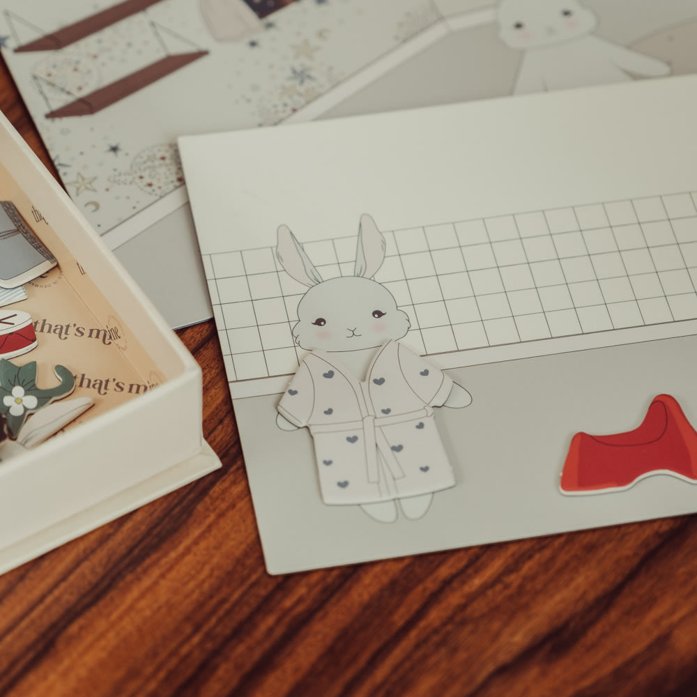 That's Mine Lou magnetisk legekasse - Bunny - 75% Paper / 25% Magnet Buy Legetid||Legetøj||Aktivitetslegetøj||Alle||Favoritter||personale||Efterür & vinter 2025||alt minus sløjfe||NOOS||AW25 NOOS||mette-sale||Magnetlegetøj here.