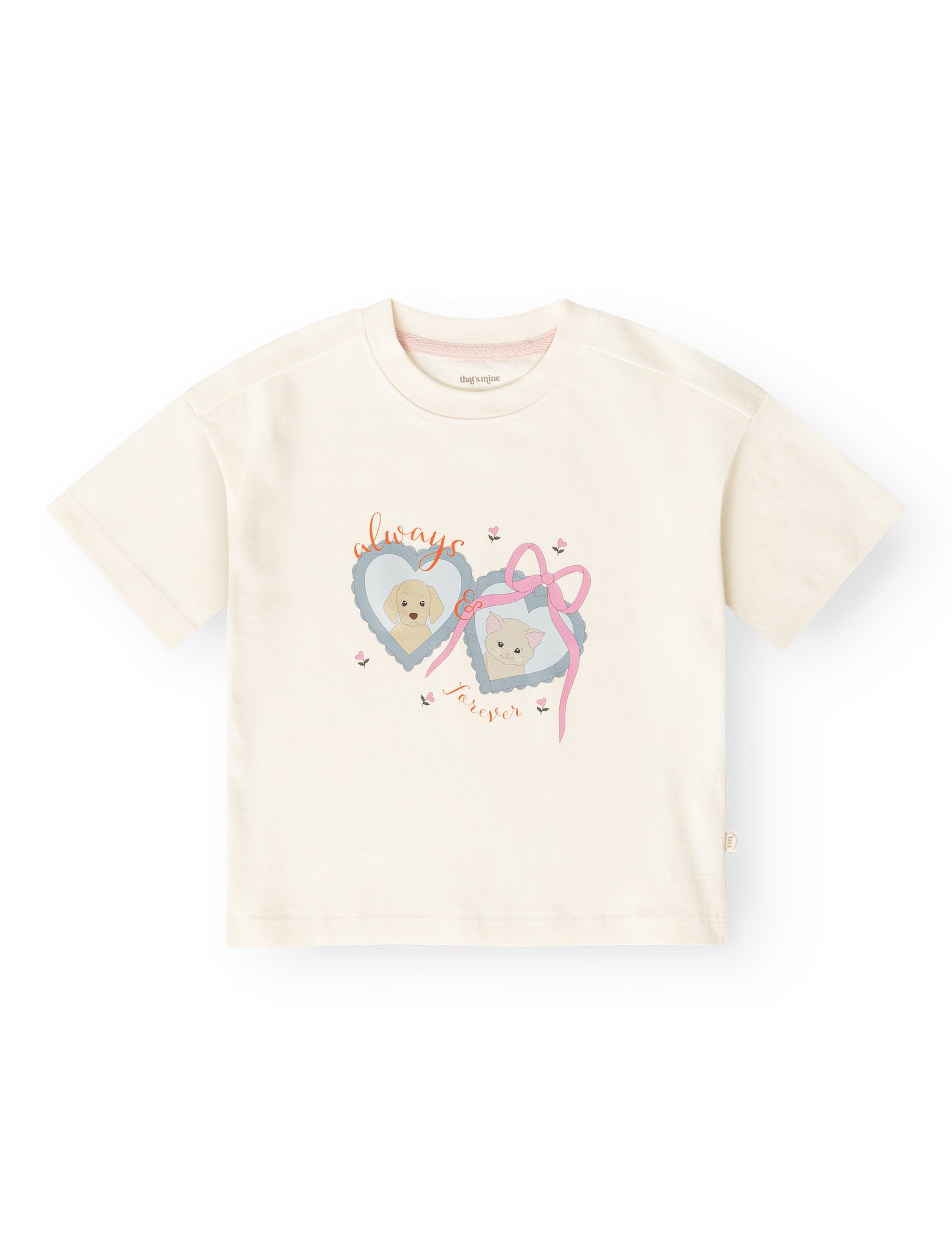 That's Mine Vilde oversized t-shirt - Always & forever - 100% Bomuld(Økologisk) Buy T-shirts||Overdele||Trøjer og toppe||personale||Jersey||Jersey||AW26||All here.