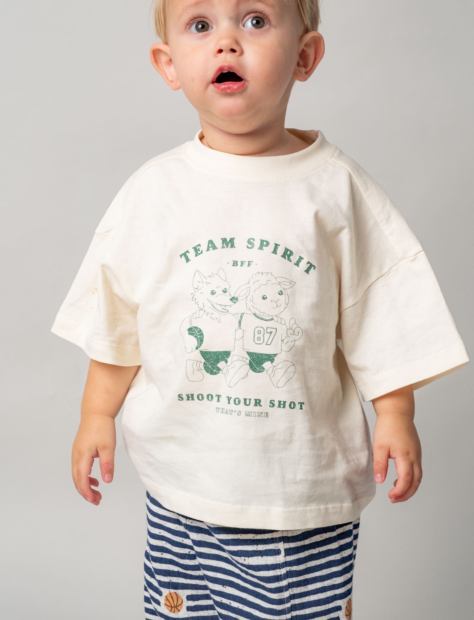 That's Mine Vilde oversized t-shirt - Team spirit - 100% Bomuld(Økologisk) Buy T-shirts||Overdele||Trøjer og toppe||personale||Jersey||Jersey||AW26||All here.