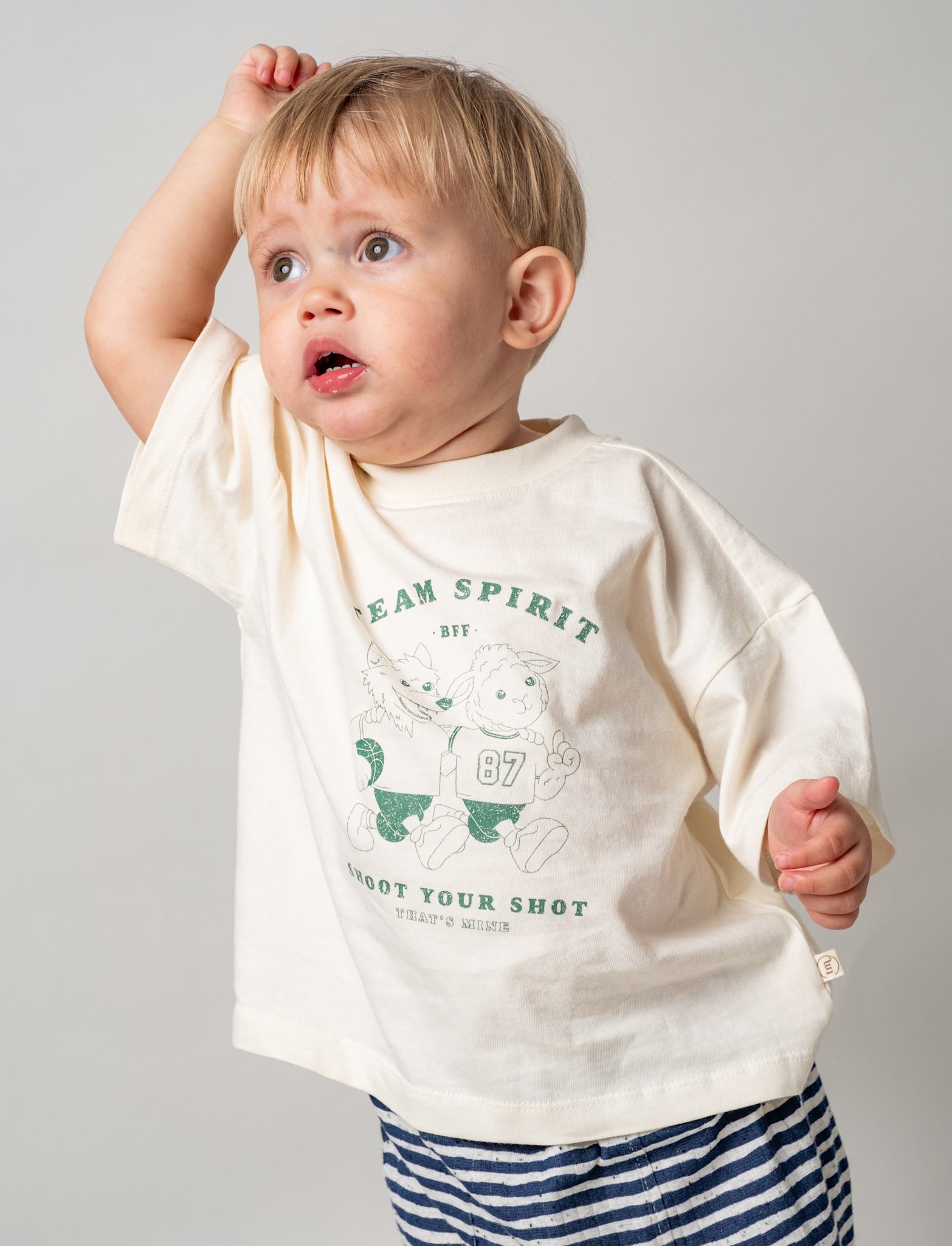 That's Mine Vilde oversized t-shirt - Team spirit - 100% Bomuld(Økologisk) Buy T-shirts||Overdele||Trøjer og toppe||personale||Jersey||Jersey||AW26||All here.