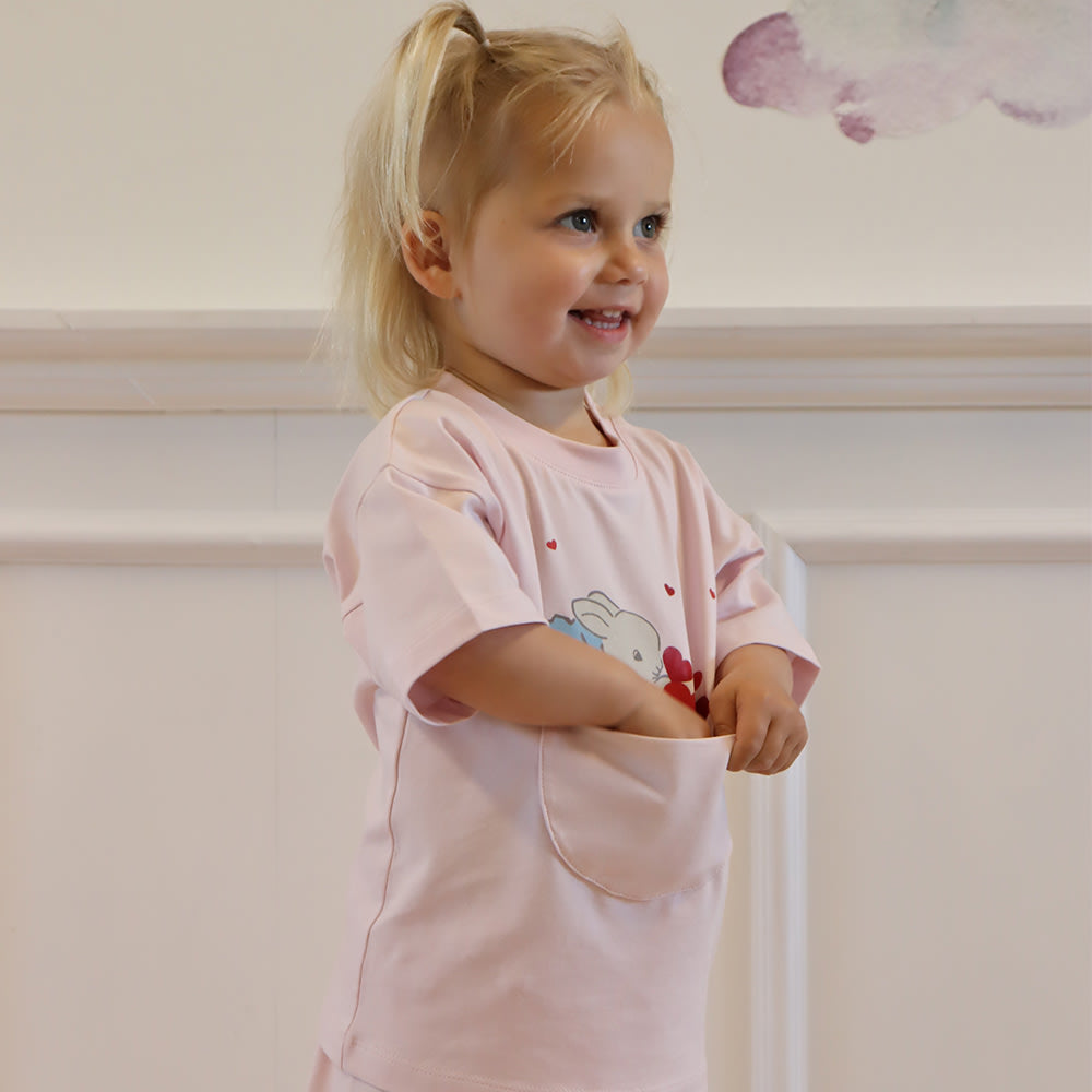 That's Mine Lara set - Soft pink - 95% organic cotton / 5% elastane Buy Tøj||Alle||personale||alt minus sløjfe||That's Mine x Luksusbaby||mette-sale here.