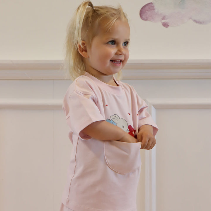 That's Mine Lara set - Soft pink - 95% organic cotton / 5% elastane Buy Tøj||Alle||personale||alt minus sløjfe||That's Mine x Luksusbaby||mette-sale here.