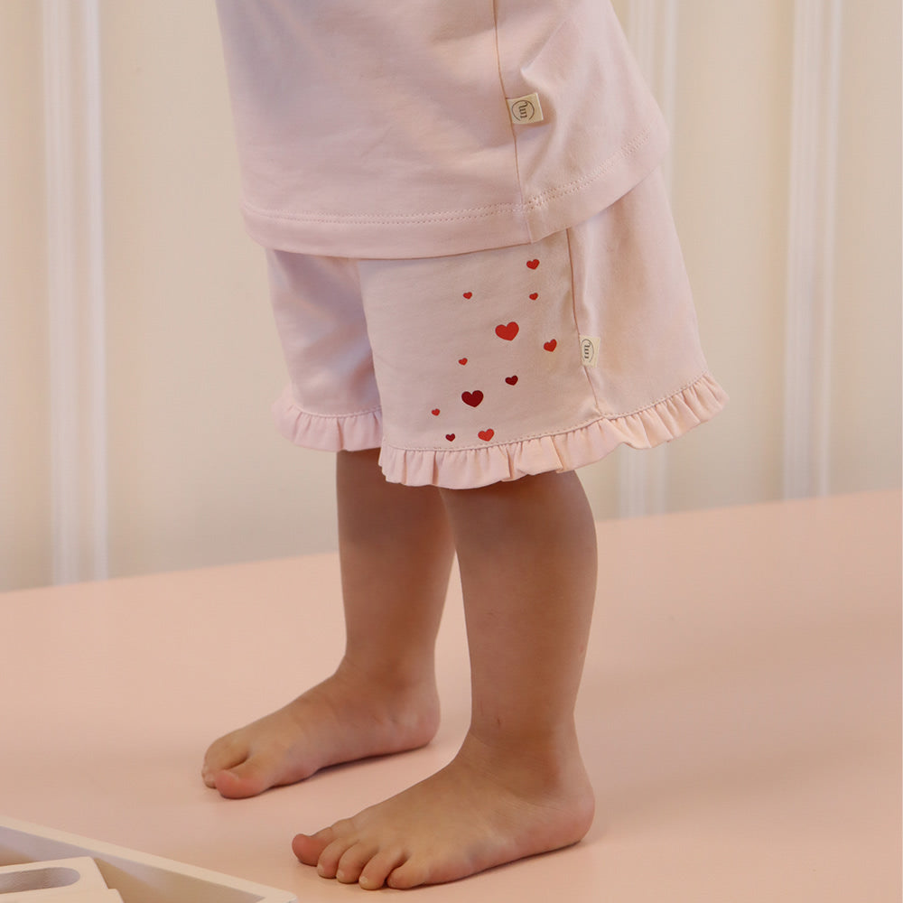 That's Mine Lara set - Soft pink - 95% organic cotton / 5% elastane Buy Tøj||Alle||personale||alt minus sløjfe||That's Mine x Luksusbaby||mette-sale here.