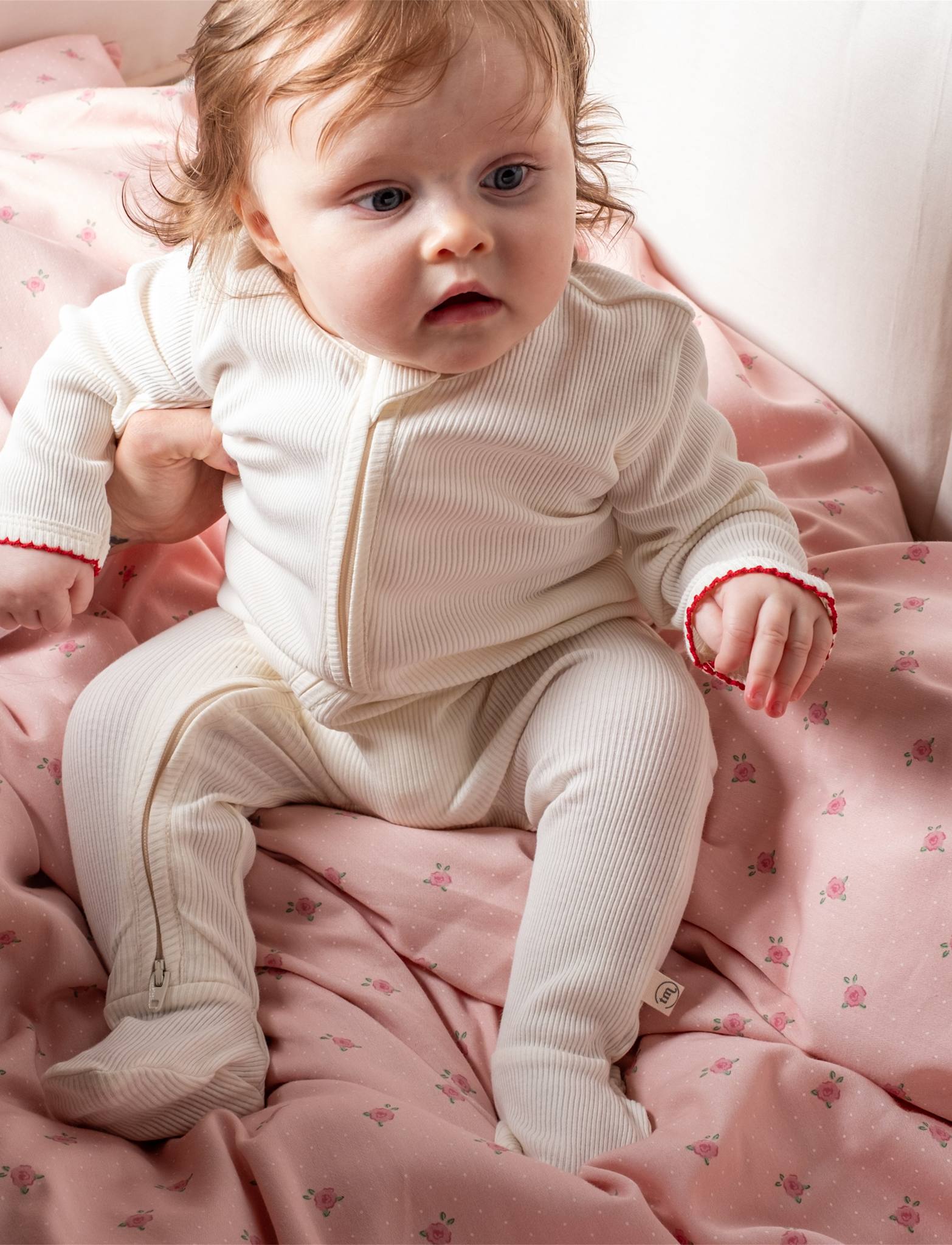 That's Mine Jona onesie 2-pak - Red stripe - 100% Bomuld(Økologisk)