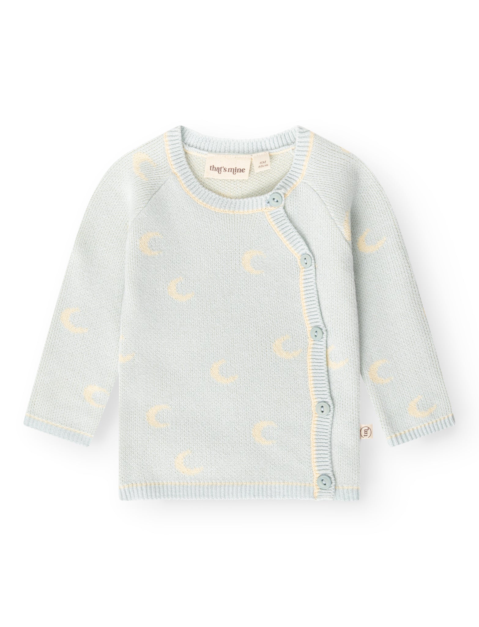 That's Mine Ilai cardigan - Baby blue - 100% Bomuld(Økologisk) Buy Overdele||Cardigans||personale||AW26||All here.