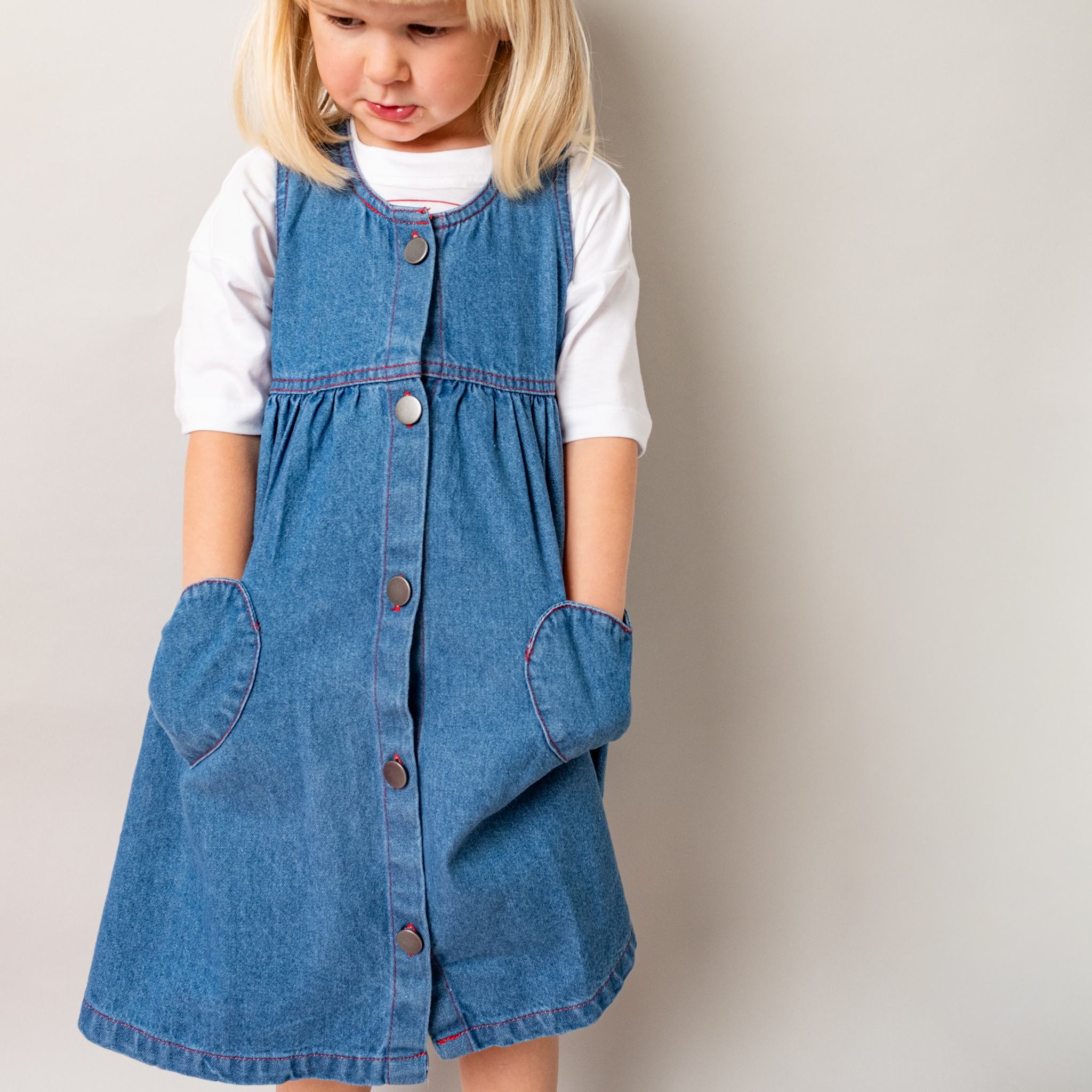 That's Mine Jua Kjole - Blue - 100% Cotton Buy Kjoler||Kjoler & nederdele||personale||AW26||All here.