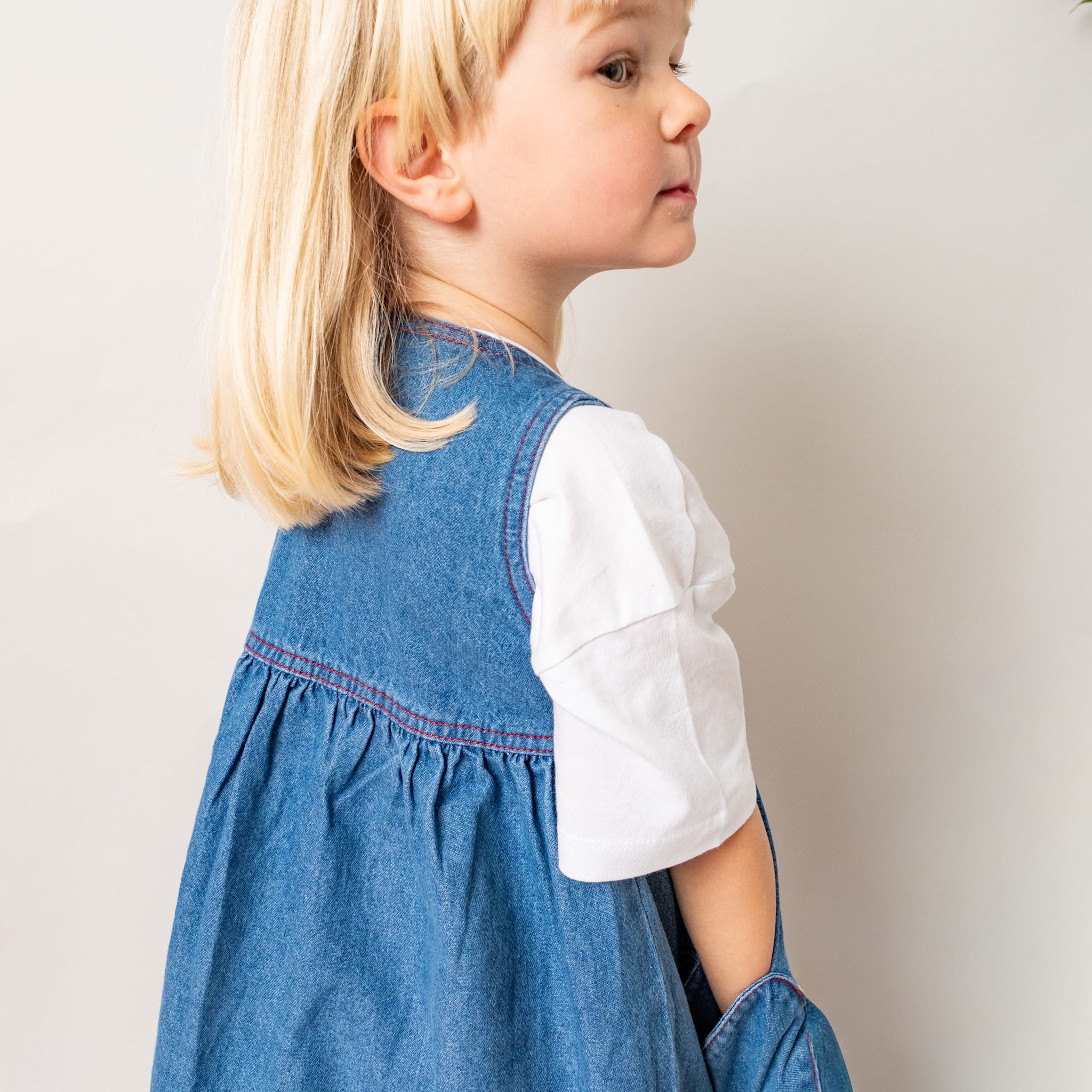That's Mine Jua Kjole - Blue - 100% Cotton Buy Kjoler||Kjoler & nederdele||personale||AW26||All here.