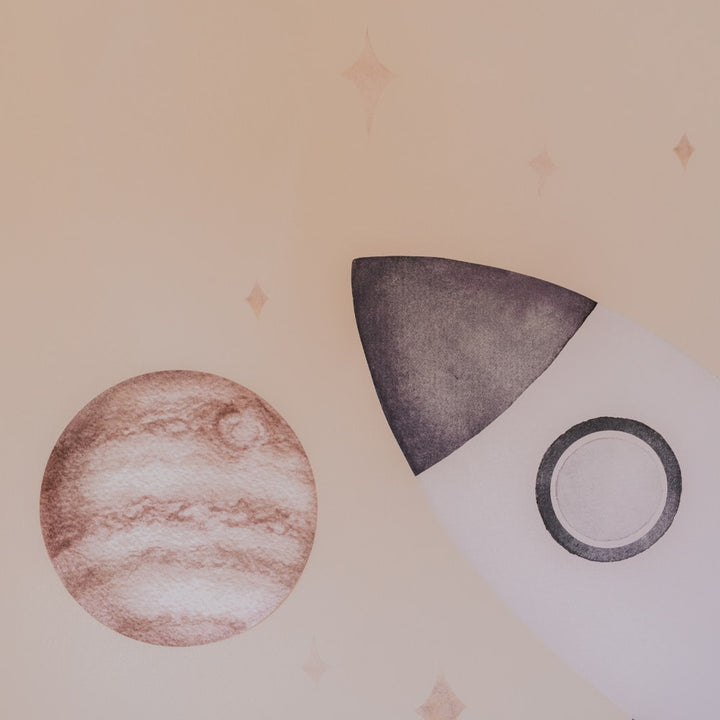 That's Mine Wallsticker raket - Multi - 100% Textile foil Buy Bolig & udstyr||Børneværelset||Wallstickers||Alle||personale||alt minus sløjfe||NOOS||Wallstickers - rummet||mette-sale here.