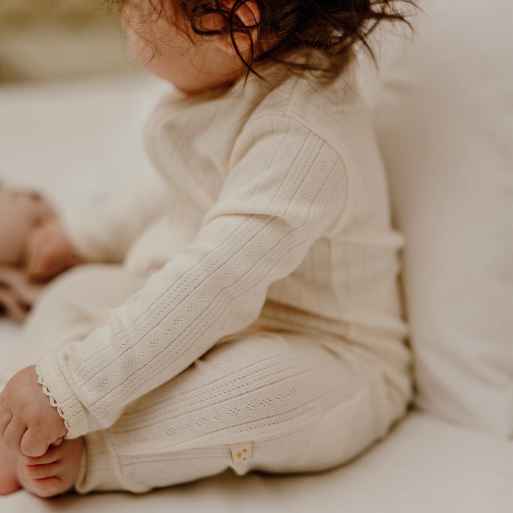That's Mine Allie onesie - Antique white - 100% Organic cotton Buy Tøj||Overdele||Onesies||Alle||Favoritter||personale||Basics||Influencer choice||alt minus sløjfe||NOOS||Antique white||mette-sale here.