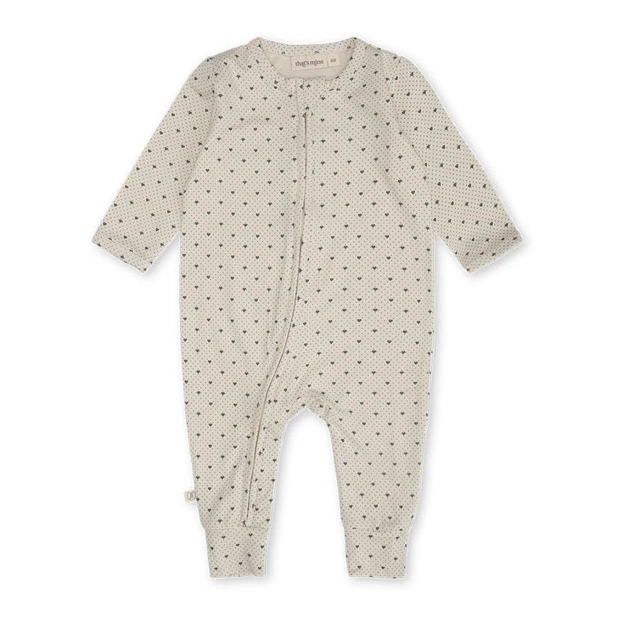 That's Mine Elliotte onesie - Lots of love sky - 48% Organic cotton / 47% Modal / 5% Elastane Buy Tøj||Skjorter & toppe||Onesies||Alle||Favoritter||personale||Basics til de smü||AW24 - VIP adgang||Efterür 2024||Lots of love here.