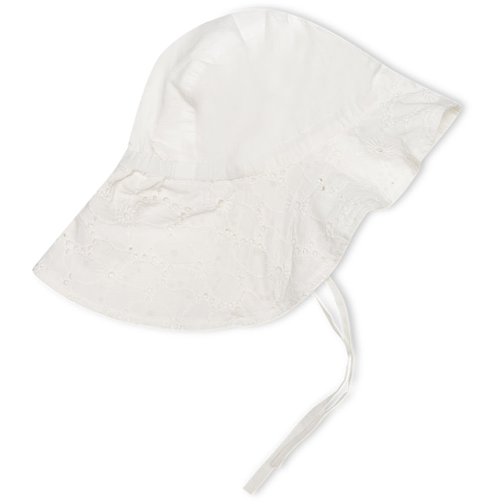 That's Mine Clara hat - Brilliant white - 100% Organic cotton Buy Hatte||Accessories||personale||SS25 here.