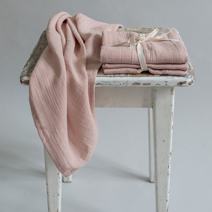That's Mine Bora stofbleer 3-pak - Rose - 100% Organic cotton Buy Stofbleer||Udsalg||Alle||Forår og sommer 2025||alt minus sløjfe||Spring25||Online exclusive here.