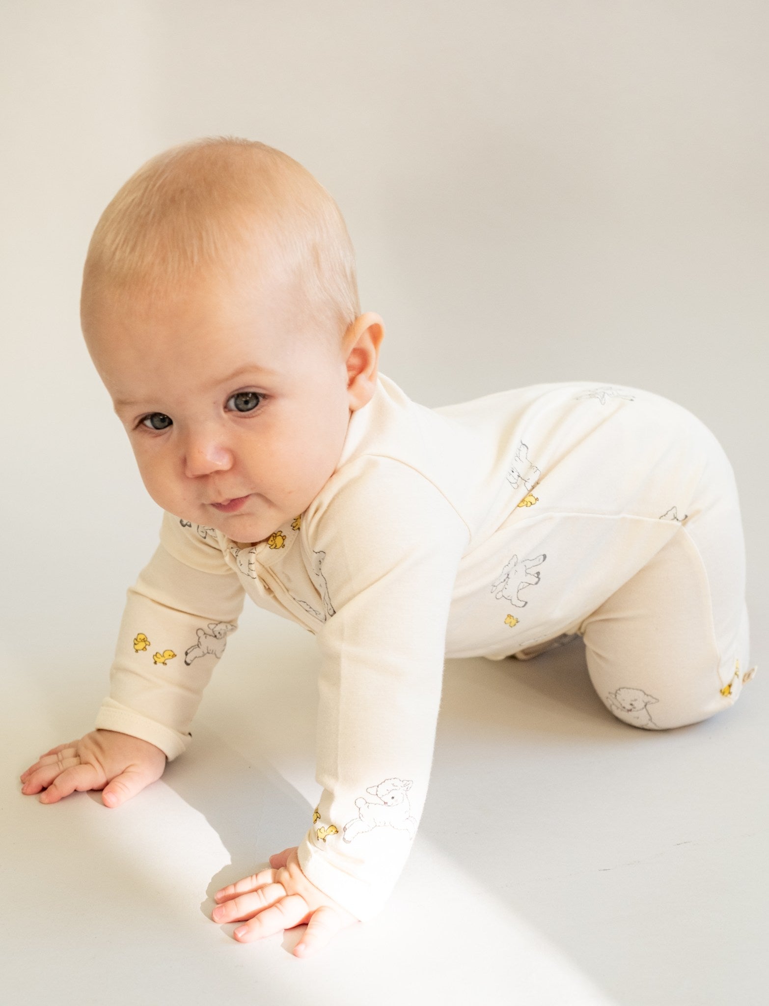 That's Mine Elliotte onesie - Tiny friends - 48% Bomuld (Økologisk), 47% Modal, 5% Elastan Buy Overdele||Onesies||Nattøj||personale||Baby essentials||Jersey||AW26||All here.