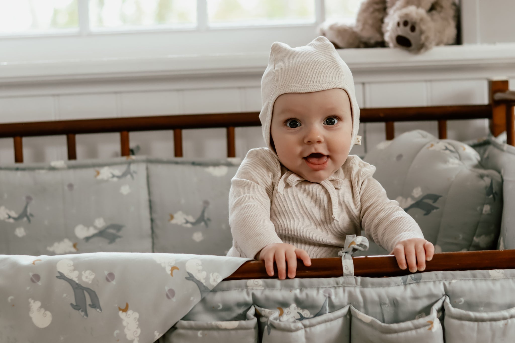 That's Mine Canna hjelm - Light brown melange - 95% Organic cotton / 5% elastan Buy Tøj||Alle||Favoritter||personale||Baby hjelme||alt minus sløjfe||Light brown melange||NOOS||3 for 2 i uge 7||Brown melange||mette-sale here.
