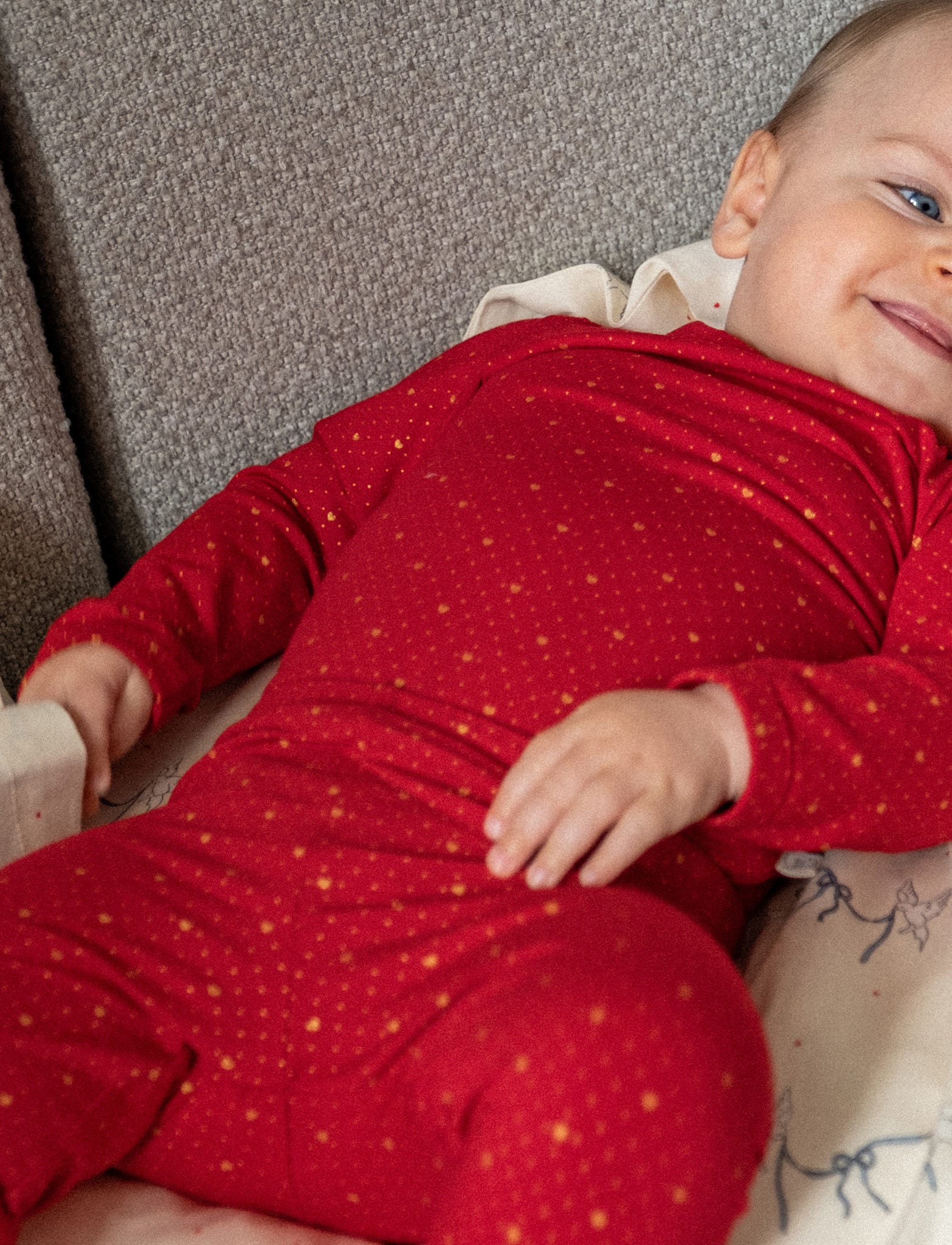 That's Mine Ellis bodystocking - Lots of love christmas - 48% Bomuld (Økologisk), 47% Modal, 5% Elastan Buy Bodystockings||Undertøj||personale||Baby essentials||Jul 2025||Jersey||AW26||All here.