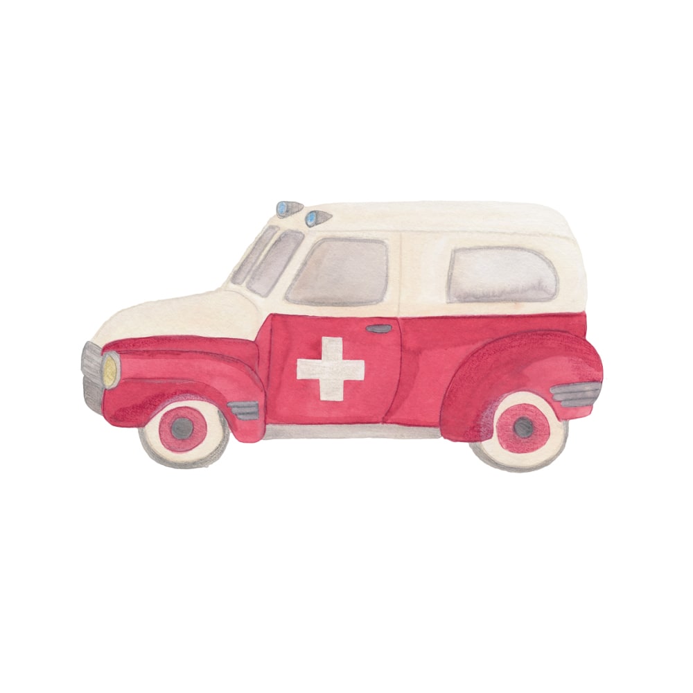 Wallsticker Ambulance - Multi