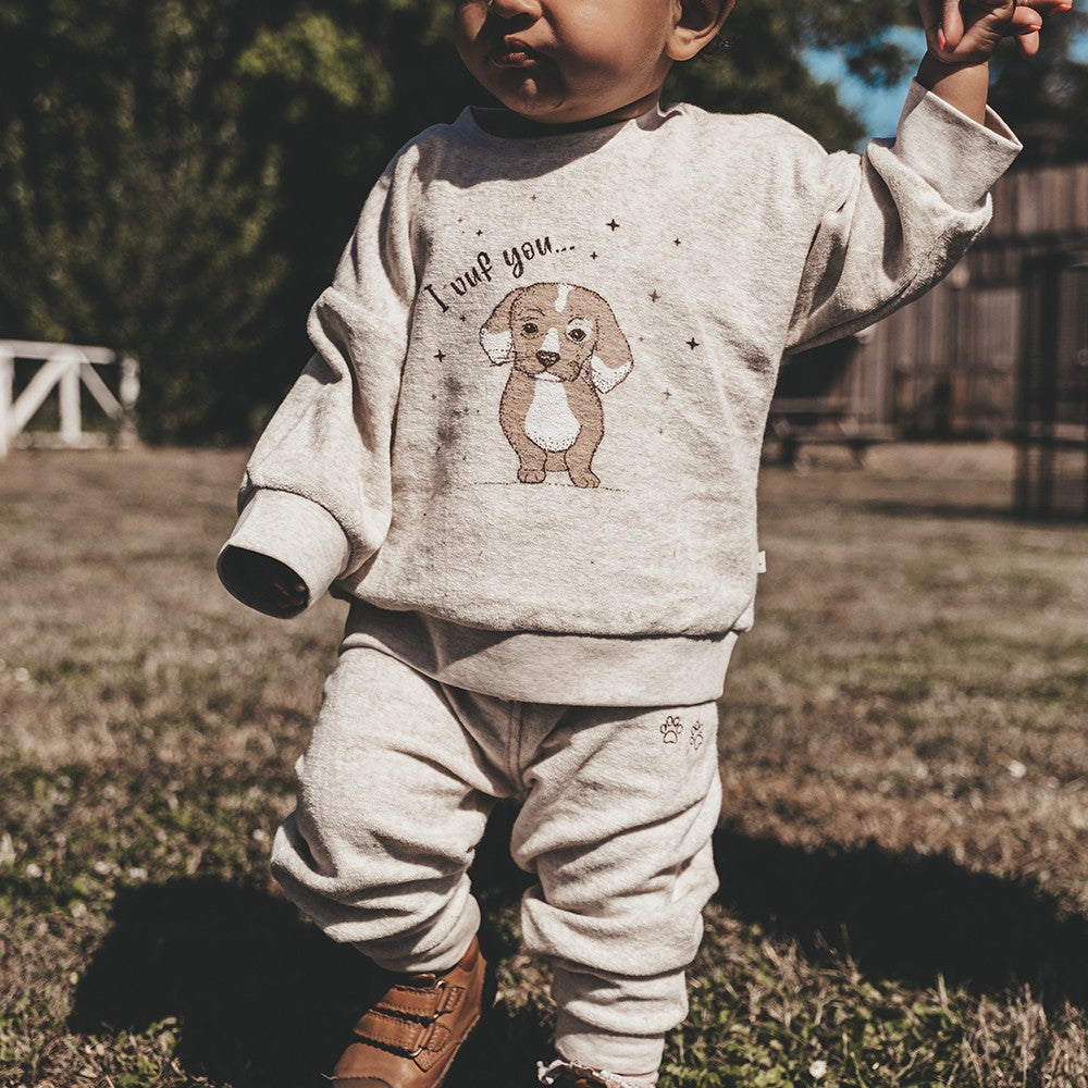 That's Mine Sofia bukser - Creme melange - 100% Organic cotton Buy Tøj||Bukser||Bukser & shorts||Alle||Forår & sommer '24||Liveshopping d. 11/6||Udsalg - tøj||Liveshopping bundle||alt minus sløjfe||5 for 399||5 for 399 - kæmpe bundle!||mette-sale here.