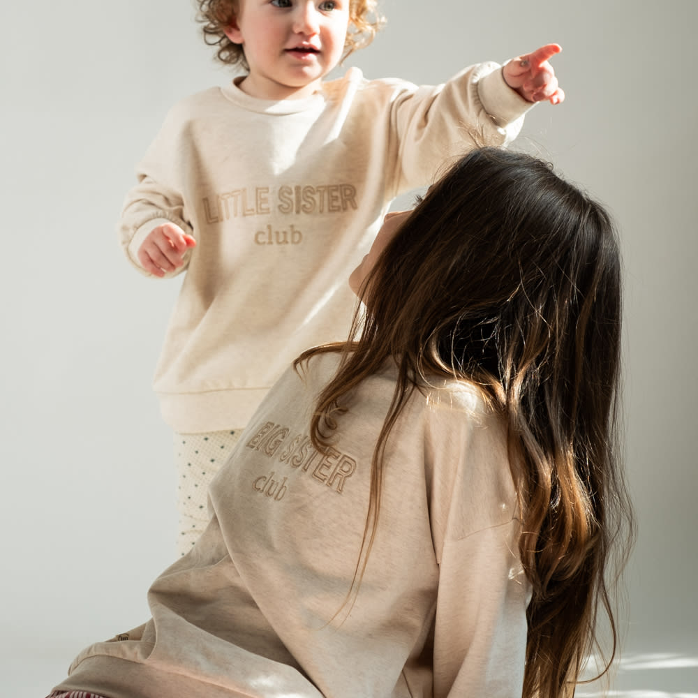 That's Mine Finley lillesøster sweatshirt - Club - 95% Organic cotton / 5% Elastane Buy Overdele||Sweatshirts||Favoritter||NOOS here.