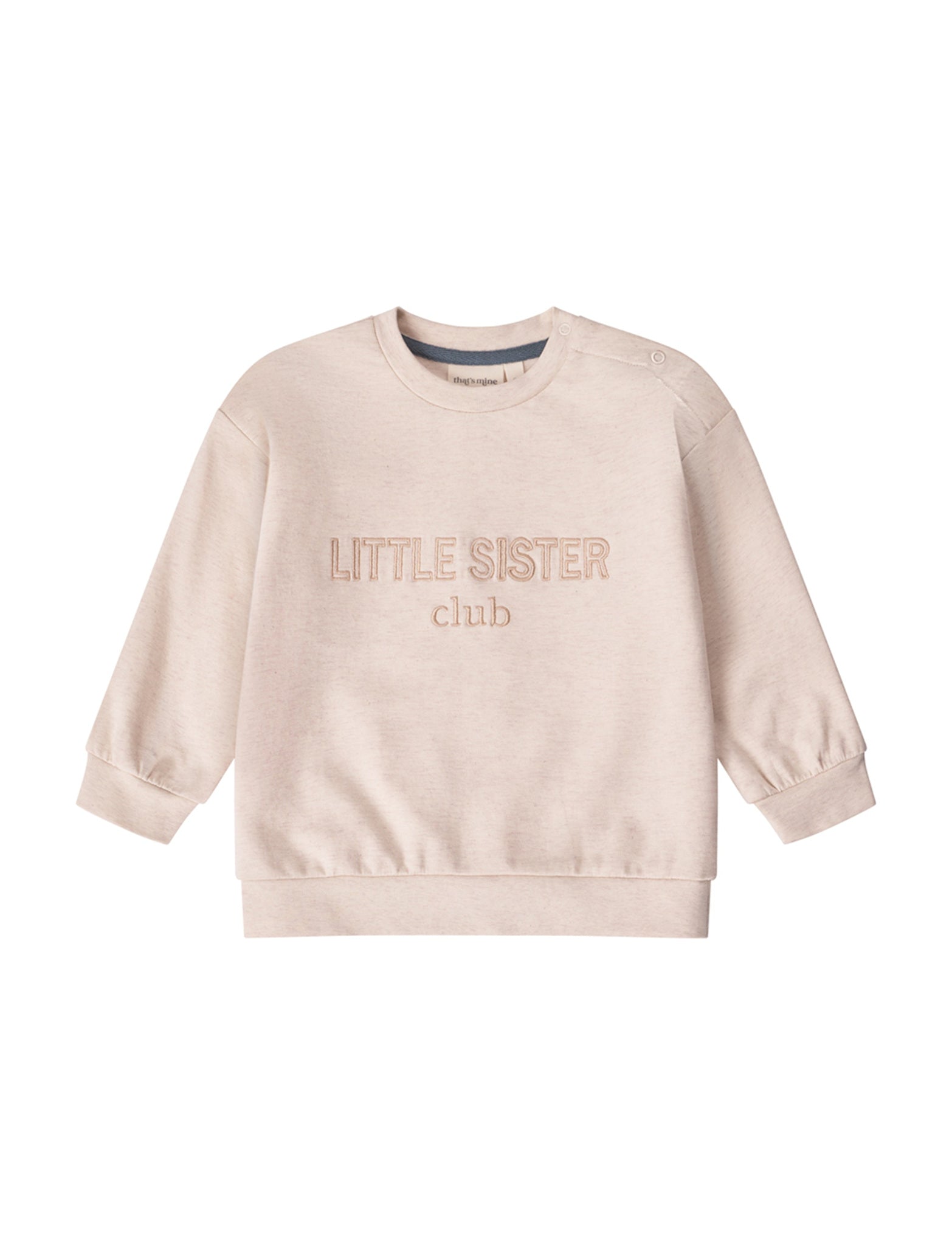 That's Mine Finley lillesøster sweatshirt - Club - 95% Organic cotton / 5% Elastane Buy Tøj||Overdele||Trøjer og toppe||Sweatshirts||Alle||Favoritter||Søskende||personale||alt minus sløjfe||NOOS||Sweats||mette-sale||Orderly Emails - Recommended Products||The family club||Bestsellers||cn||All here.