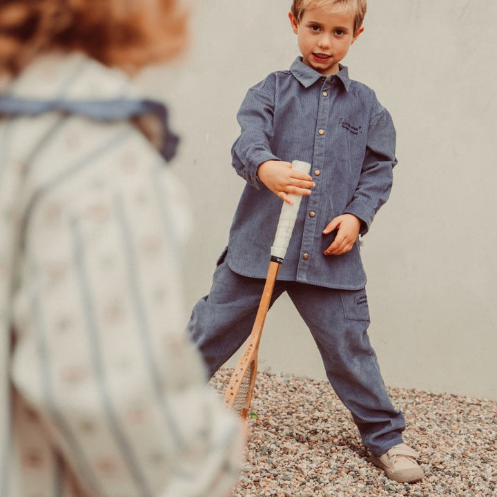 That's Mine Frode skjorte - Flint stone - 100% Organic cotton Buy Tøj||Overdele||Skjorter||Alle||personale||Efterår & vinter 2025||alt minus sløjfe||mette-sale||drop 1 aw25 here.