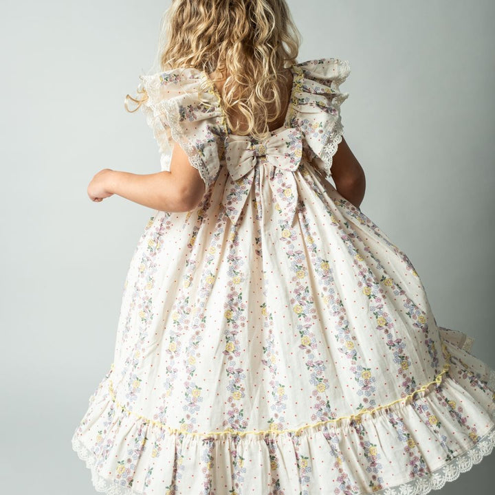 That's Mine Celina kjole - Shell fleur - 85% Cotton / 15% Linen Buy Kjoler||Kjoler & nederdele||personale here.