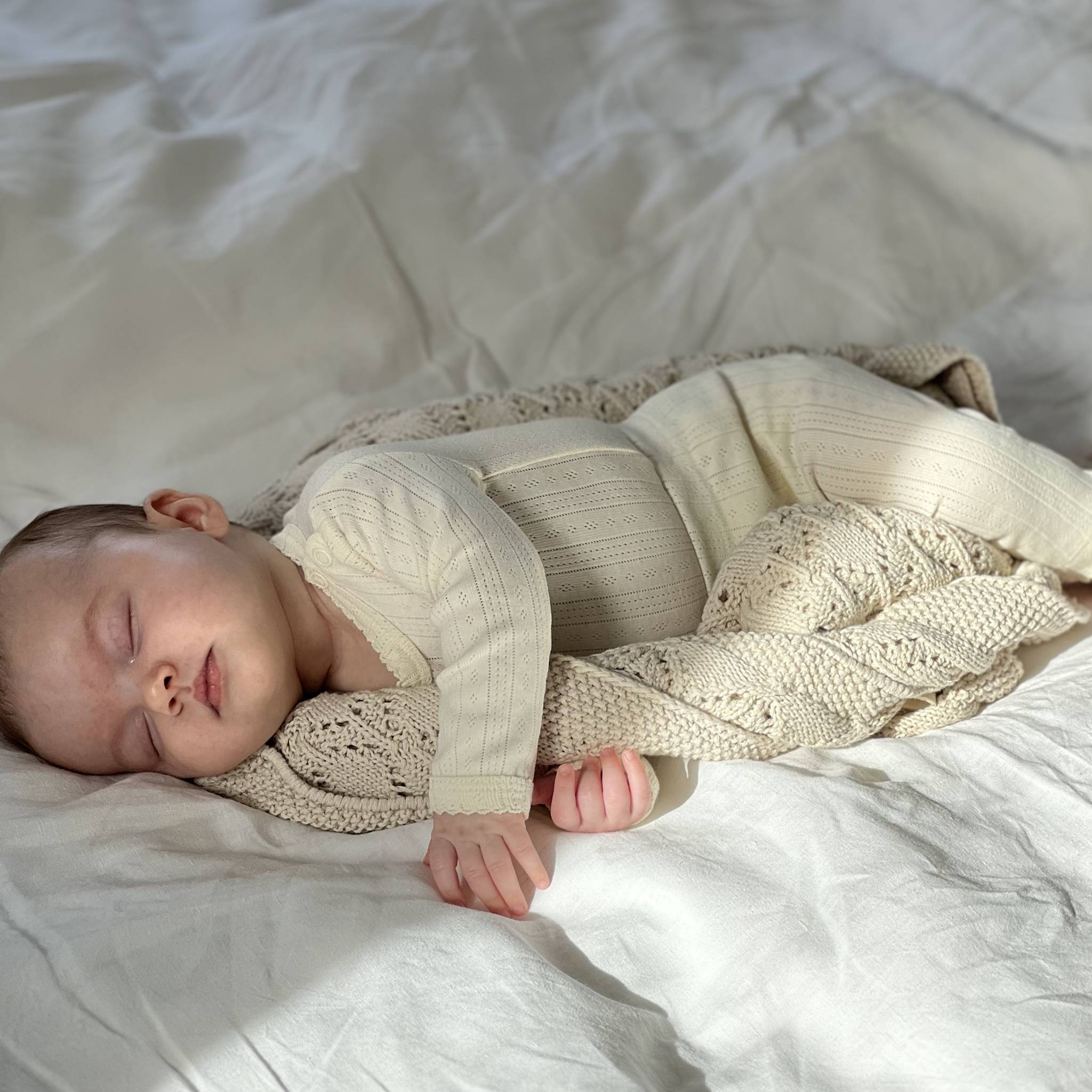 That's Mine Kala strikket tæppe - Birch - 100% Organic cotton Buy Sovetid||Alle||Favoritter||personale||Baby essentials||alt minus sløjfe||NOOS||Plaid||Strikkede tæpper||mette-sale||Orderly Emails - Recommended Products||Bestsellers||Sengetøj og Soveposer here.