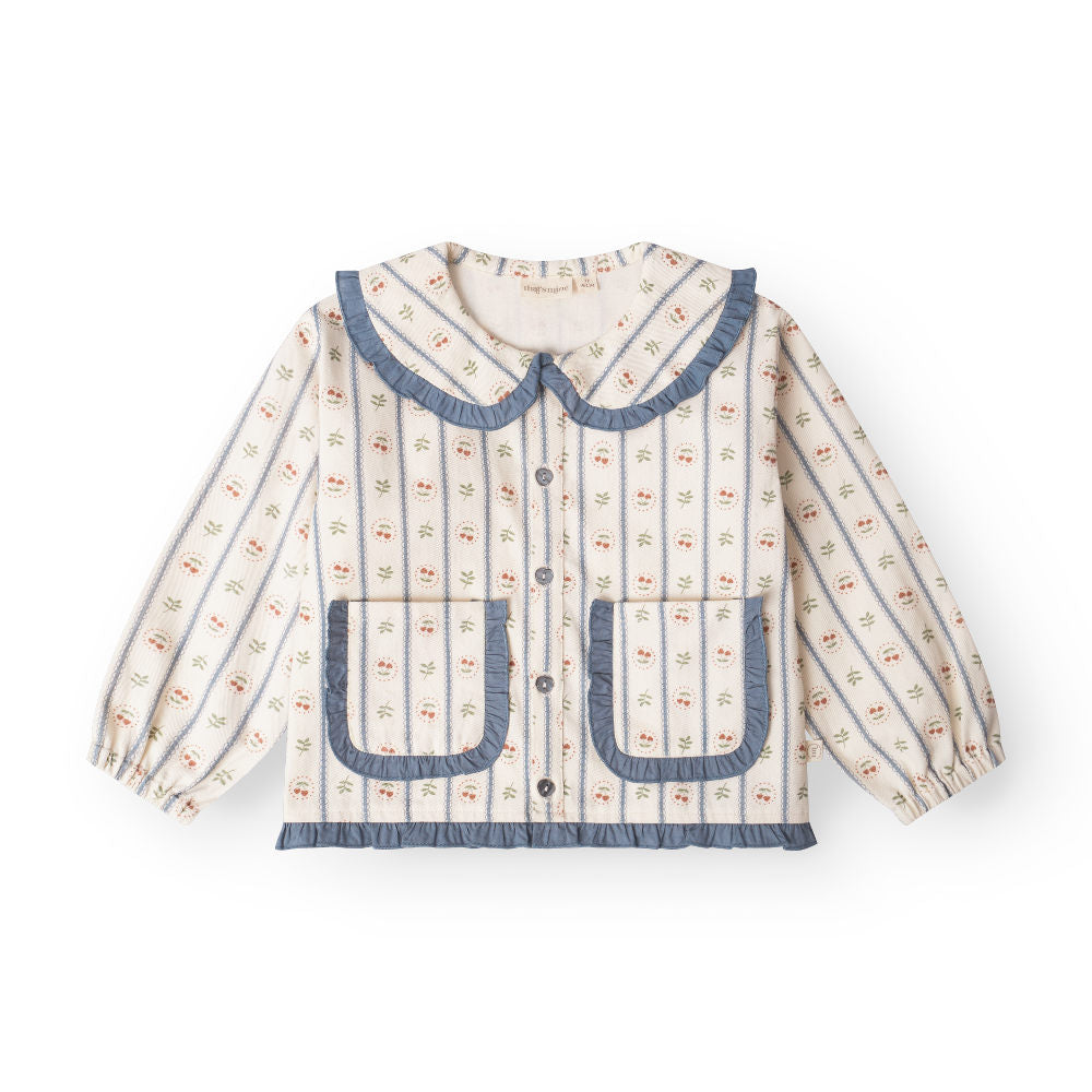 That's Mine Fleur trøje - Love berry - 100% Organic cotton Buy Overdele||Skjorter||Nyheder||personale||Efterår & vinter 2025||Love berry||drop 1 aw25 here.