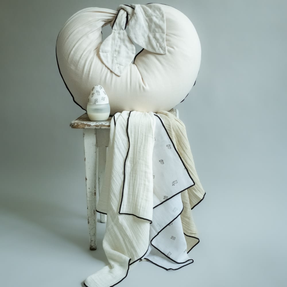 Collab bora muslin cloth - Bunnies