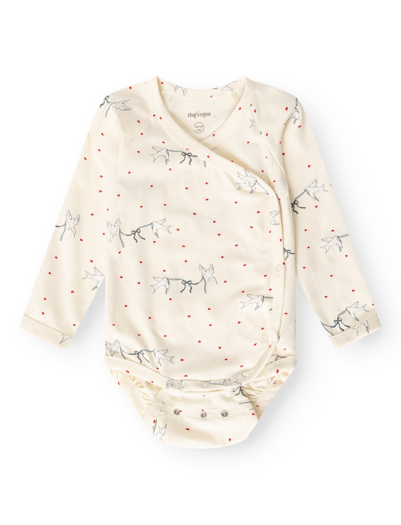That's Mine Elimar slå-om bodystocking - Sweet serenity - 48% Bomuld (Økologisk), 47% Modal, 5% Elastan Buy Bodystockings||Undertøj||personale||Baby essentials||Jersey||Jersey||AW26||All here.