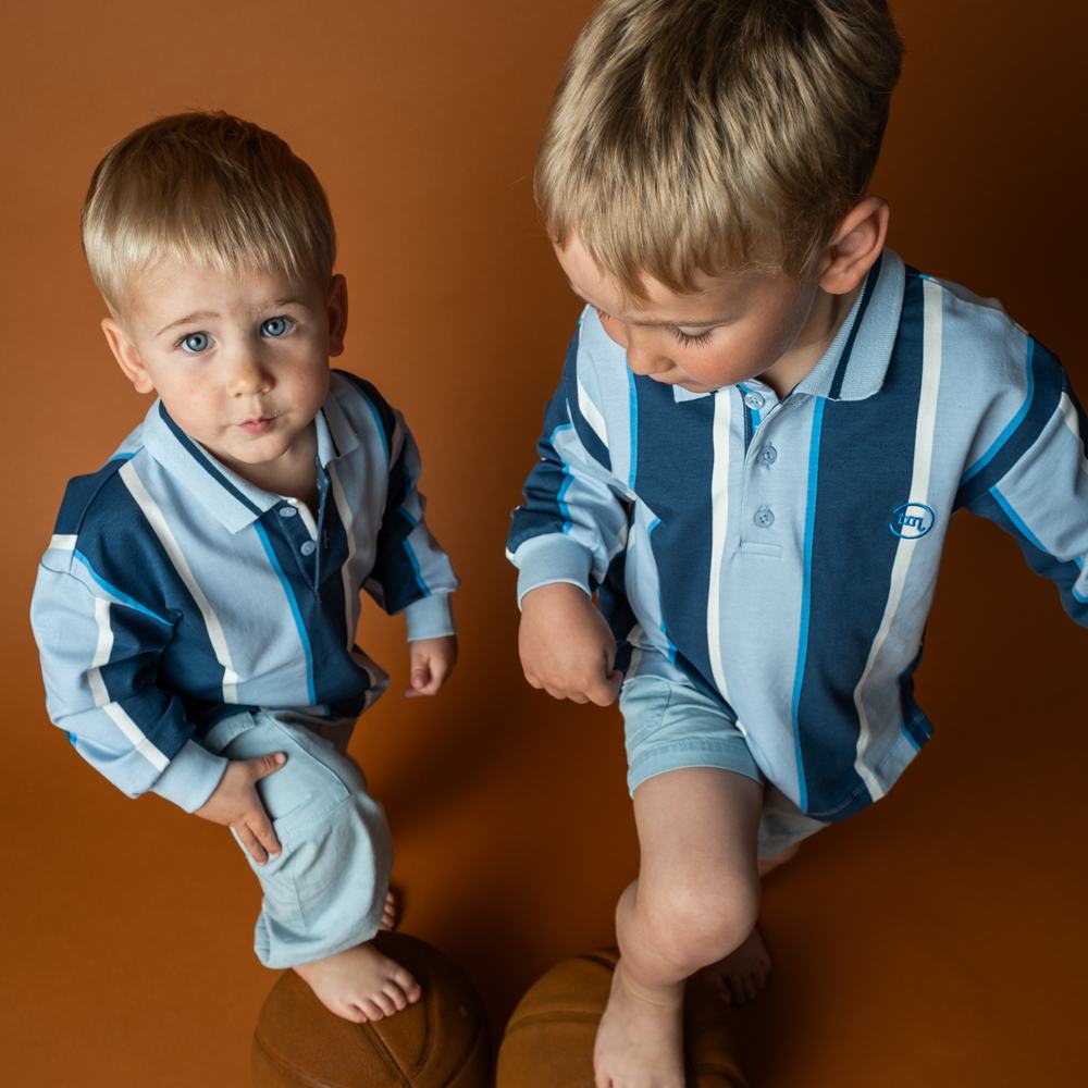 That's Mine Victor polo trøje - Multi stripe - 95% organic cotton / 5% elastane Buy Overdele||Bluser||personale||Forår 2026 here.