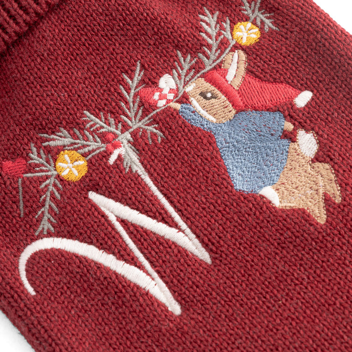 That's Mine Charlie christmas sock - Rhubarb - 100% Organic cotton Buy personale here.