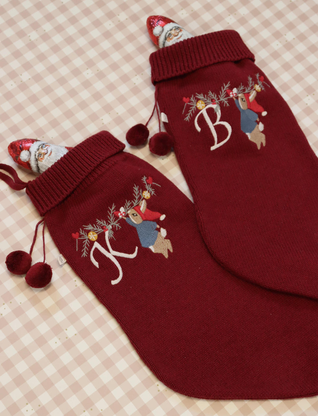 That's Mine Charlie christmas sock - Rhubarb - 100% Organic cotton Buy personale here.