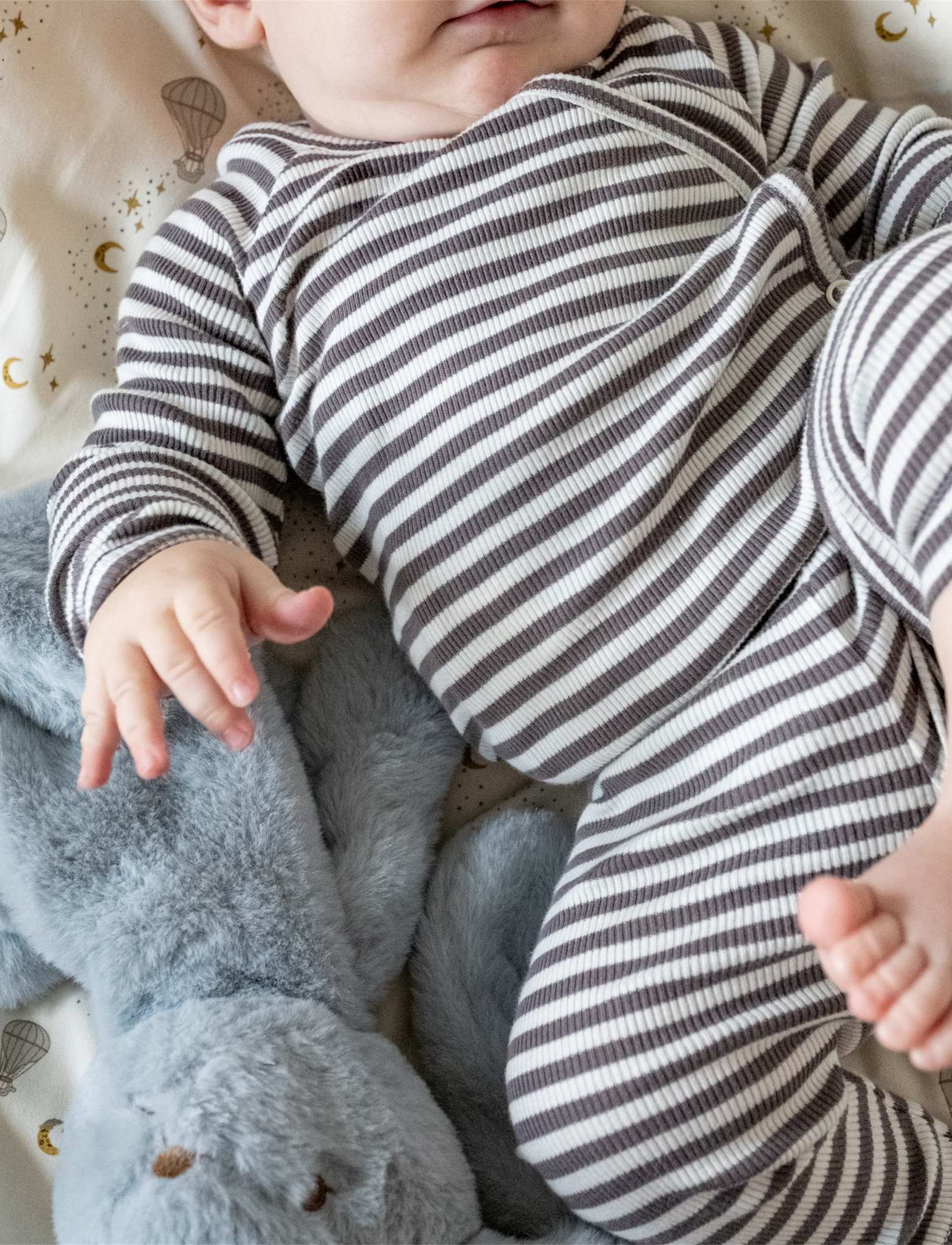 That's Mine Juma slå-om bodystocking 2-pak - Dark grey stripe - 100% Bomuld(Økologisk) Buy Bodystockings||Undertøj||Favoritter||personale||Baby essentials||NOOS||Jersey||All here.