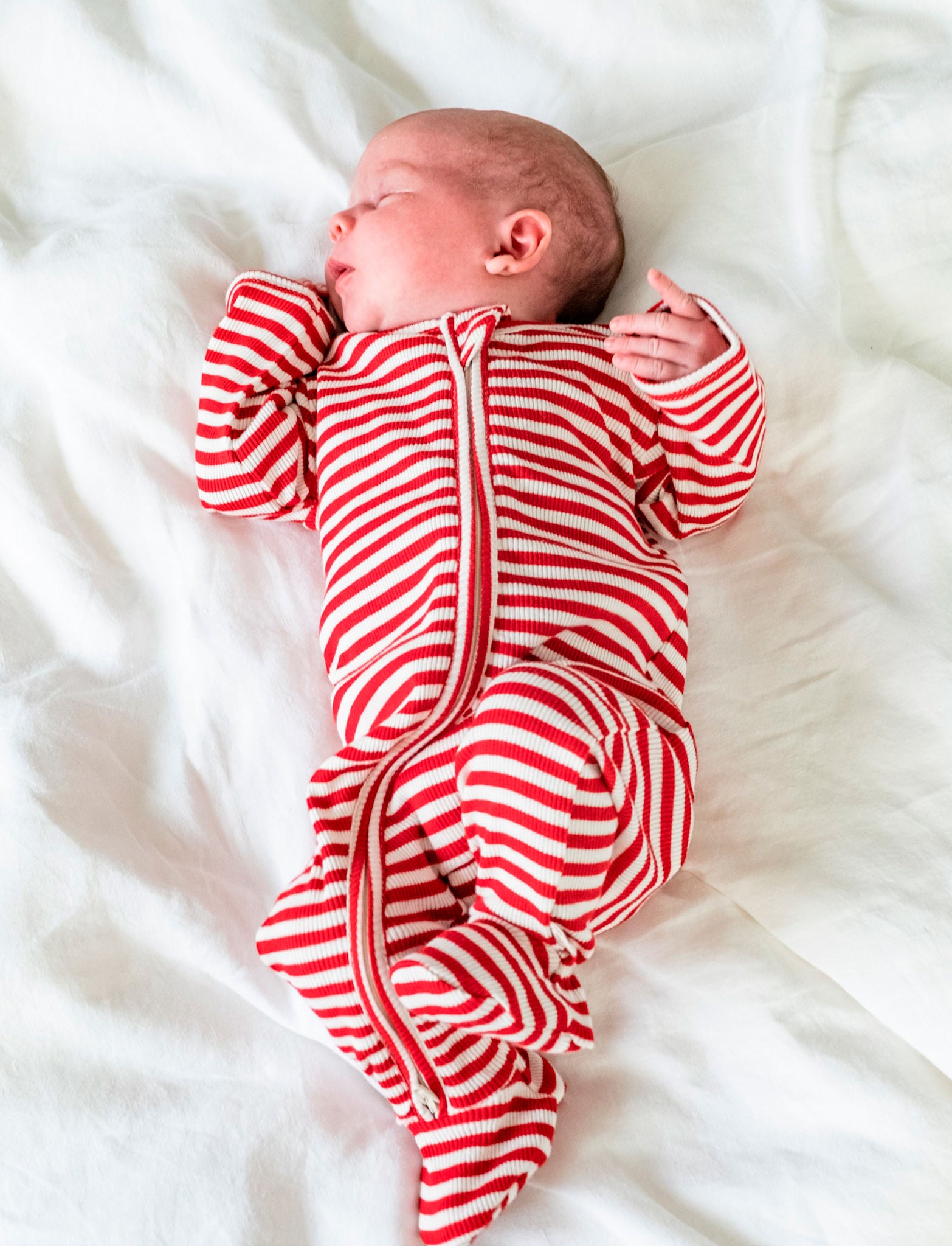 That's Mine Jona onesie 2-pak - Red stripe - 100% Bomuld(Økologisk)