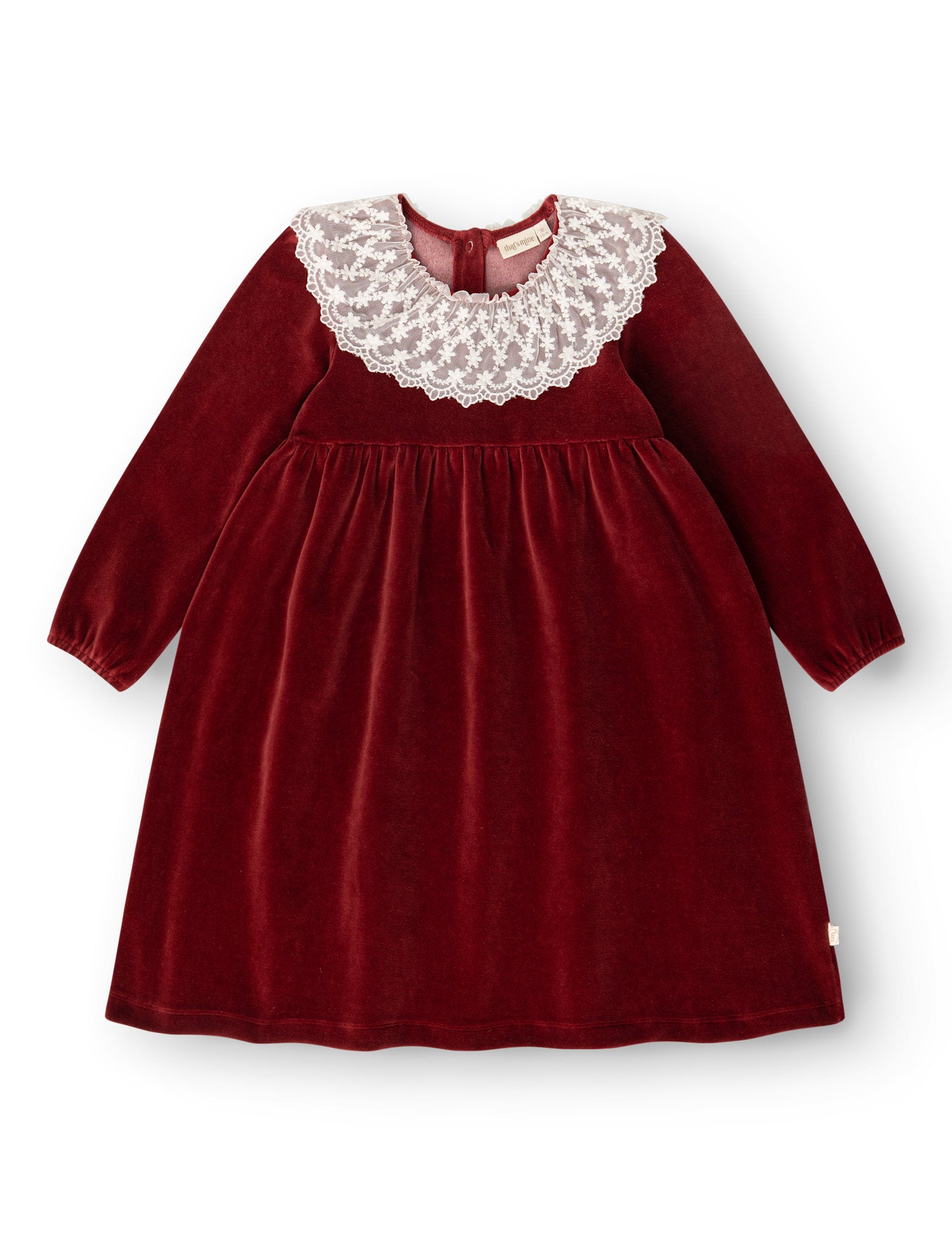 That's Mine Walentina kjole - Rust wine - 80% Bomuld (Økologisk), 20% Polyester Buy Kjoler||Kjoler & nederdele||personale||AW26||All here.
