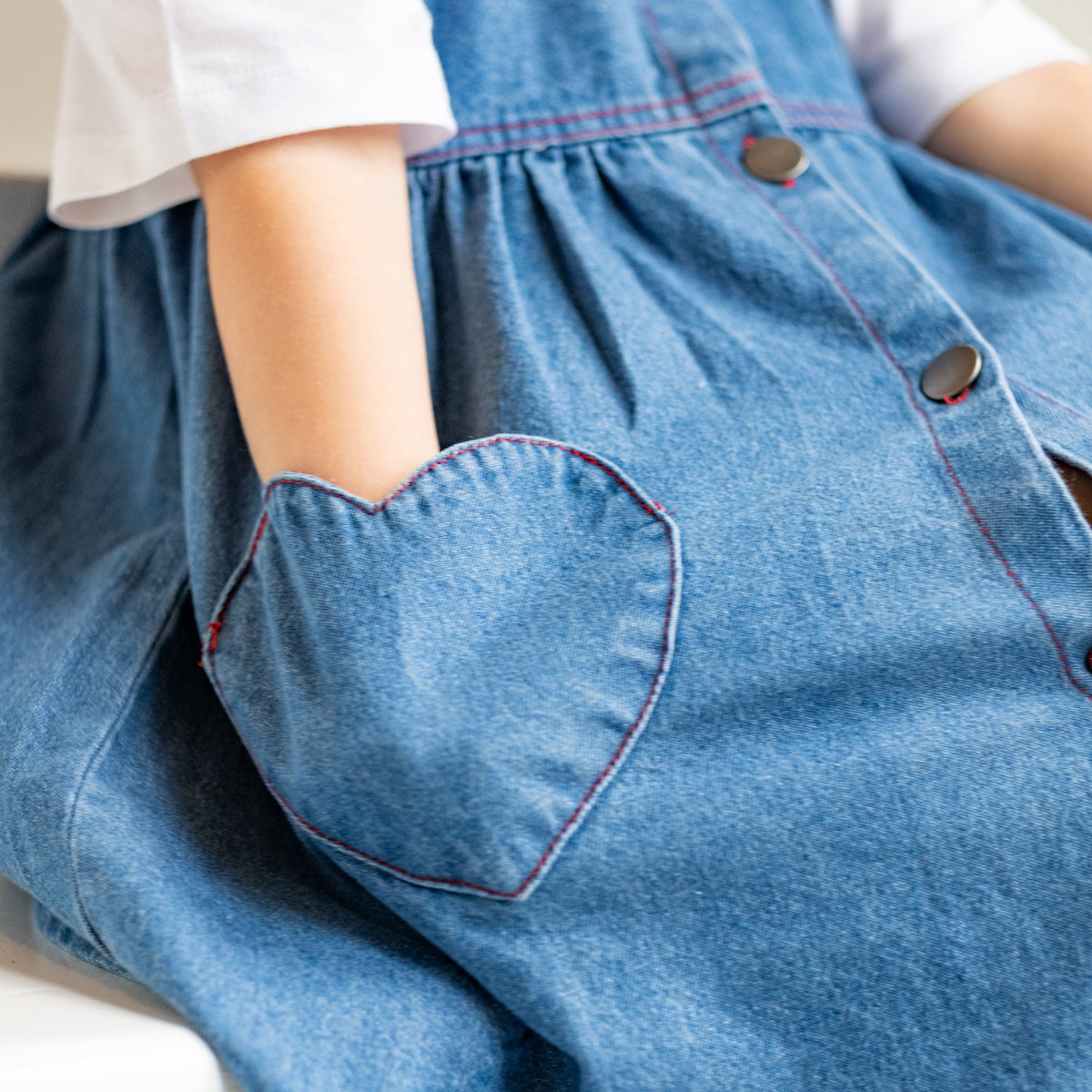 That's Mine Jua Kjole - Blue - 100% Cotton Buy Kjoler||Kjoler & nederdele||personale||AW26||All here.