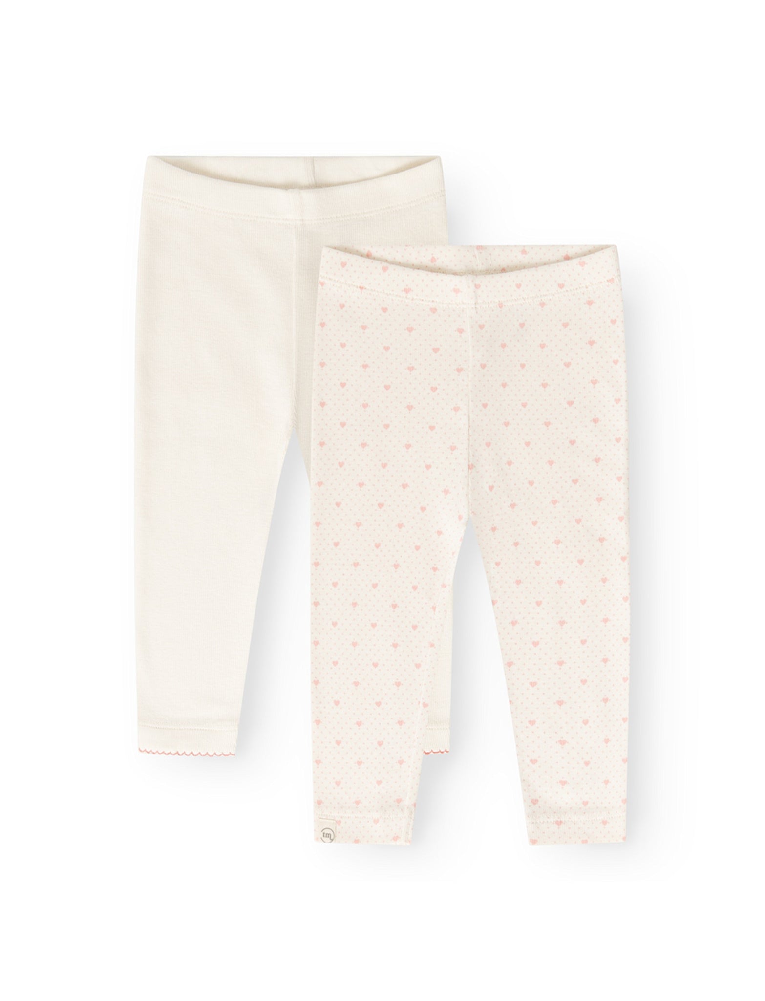 That's Mine Nalia leggings 2-pak - Lots of love rose - 100% organic cotton