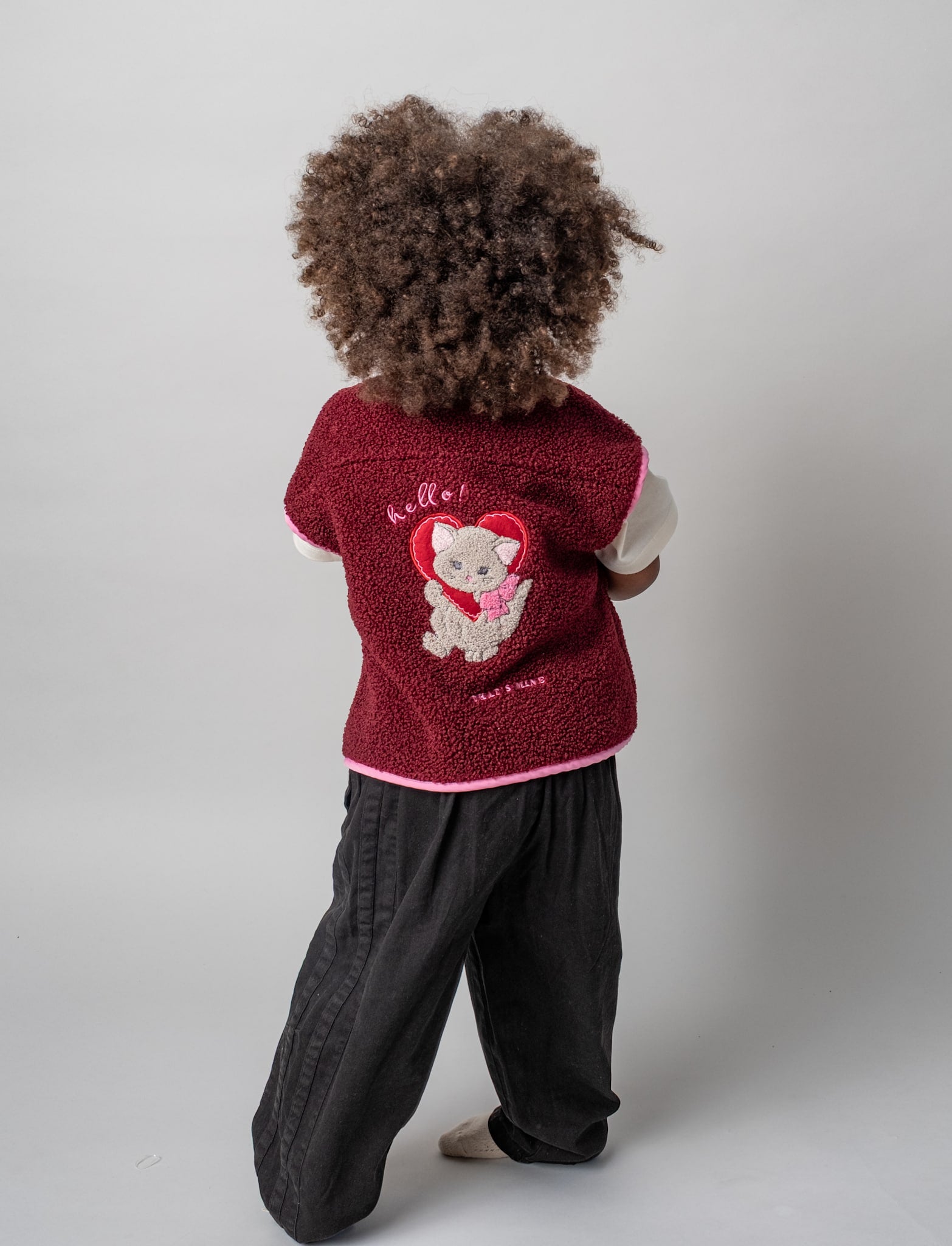 That's Mine Jordan vest - Dark Cherry - 100% Polyester Buy personale||AW26||All here.