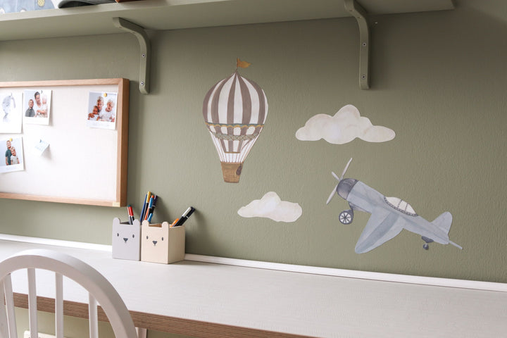 That's Mine Wallsticker Clouds 5-pak - Multi - 100% Textile foil Buy Bolig & udstyr||Børneværelset||Wallstickers||personale||NOOS||Wallstickers - himlen here.