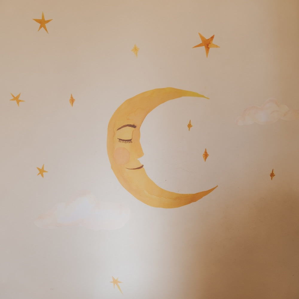 Wallsticker Moon - Multi
