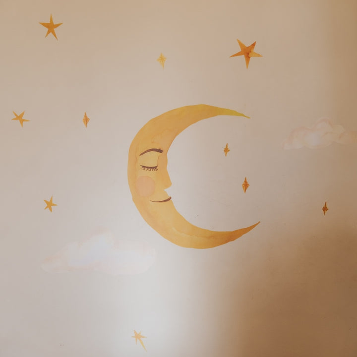 Wallsticker Moon - Multi