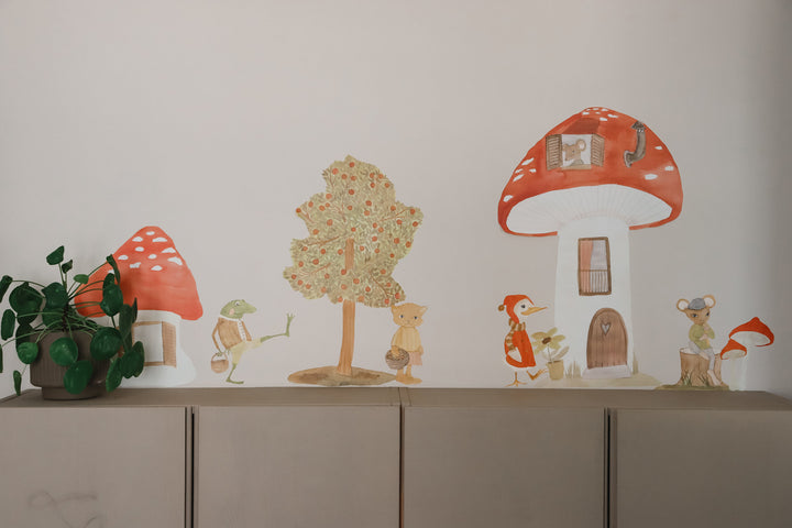 Wallsticker Lucas the cat - Orange